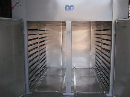 درجة حرارة غير مباشرة 10 كجم / دفعة مجفف صينية الدوائية ، GMP Cabinet Tray Dryer